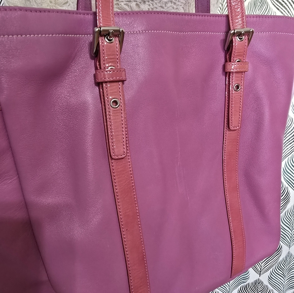 COACH pink bag tote J04Q 5787 - Picture 2 of 11